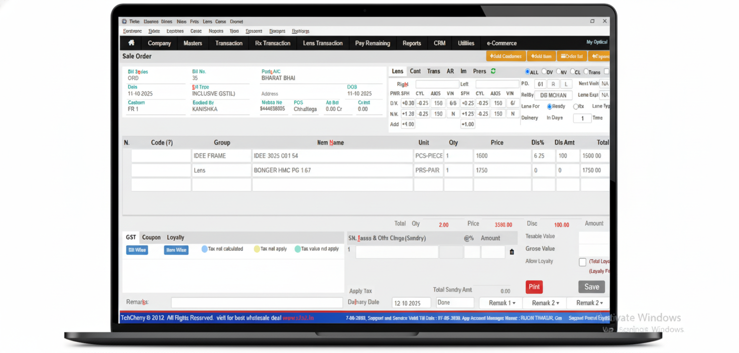 Create Order